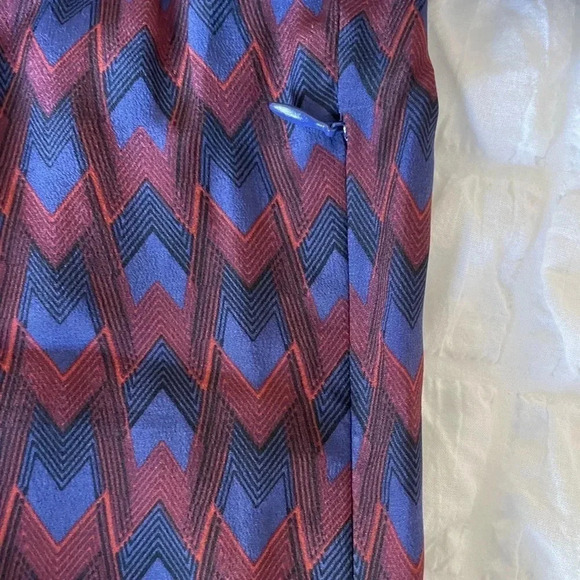 Maje silk printed shoulder pad mini dress - Picture 7 of 11